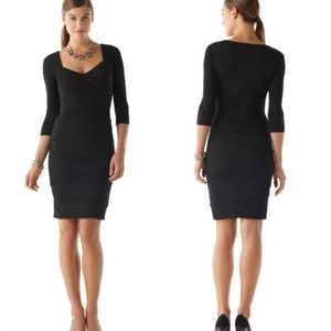 NWT White House Black Market Instantly Slimming Dress, Black,  Size 00